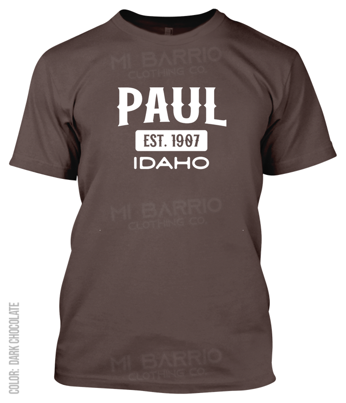 Paul, Idaho Athletic T-Shirt