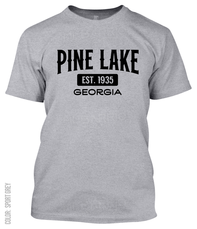 Pine Lake, Georgia Athletic T-Shirt