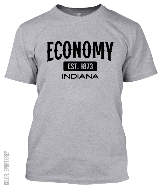 Economy, Indiana Athletic T-Shirt