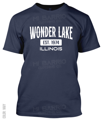 Wonder Lake, Illinois Athletic T-Shirt