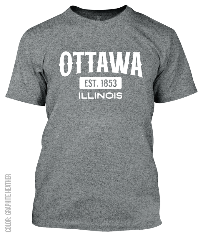 Ottawa, Illinois Athletic T-Shirt