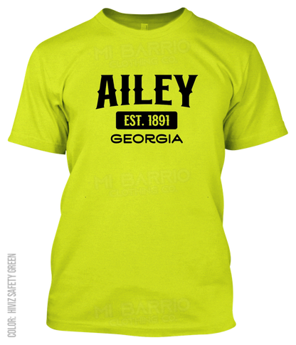 Ailey, Georgia Athletic T-Shirt