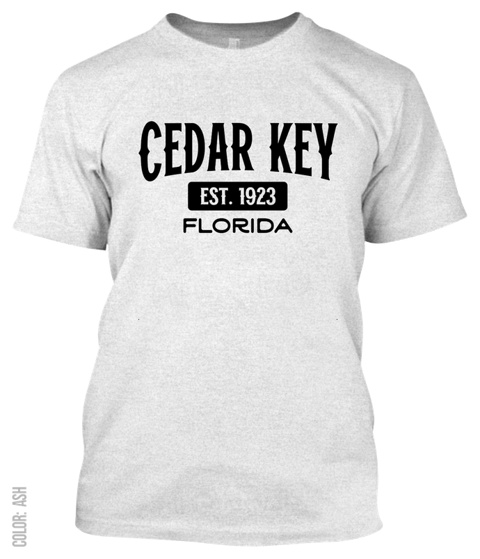 Cedar Key, Florida Athletic T-Shirt