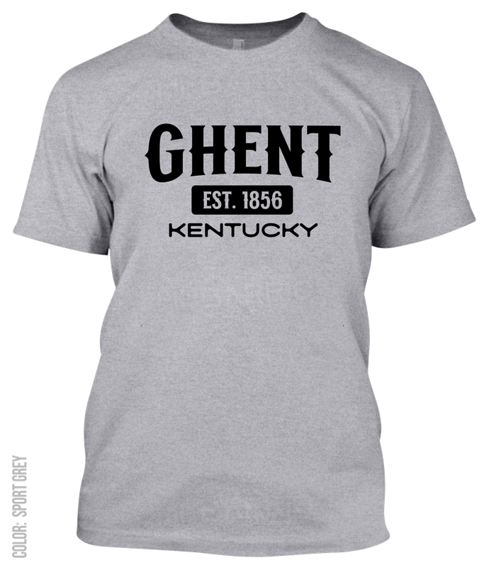 Ghent, Kentucky Athletic T-Shirt
