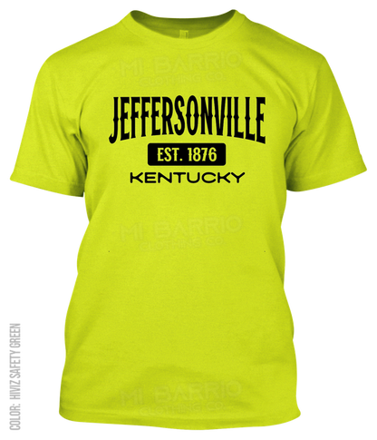 Jeffersonville, Kentucky Athletic T-Shirt