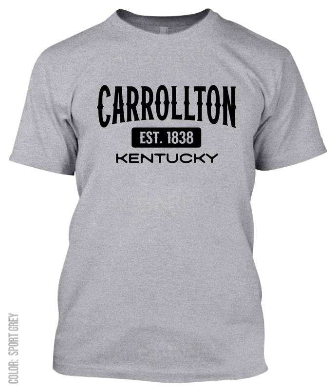 Carrollton, Kentucky Athletic T-Shirt