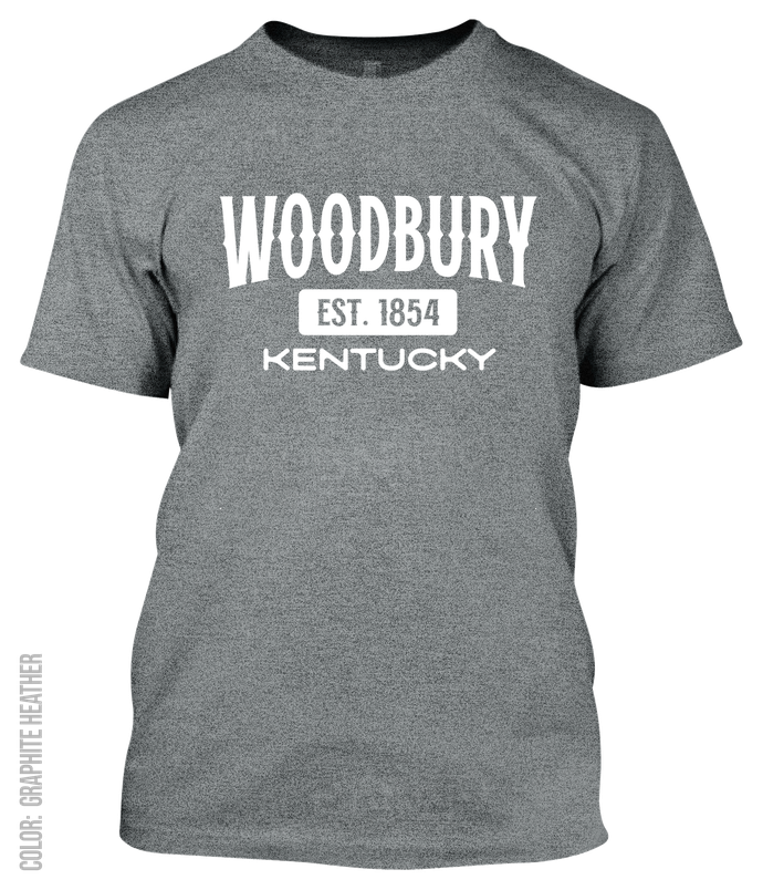 Woodbury, Kentucky Athletic T-Shirt
