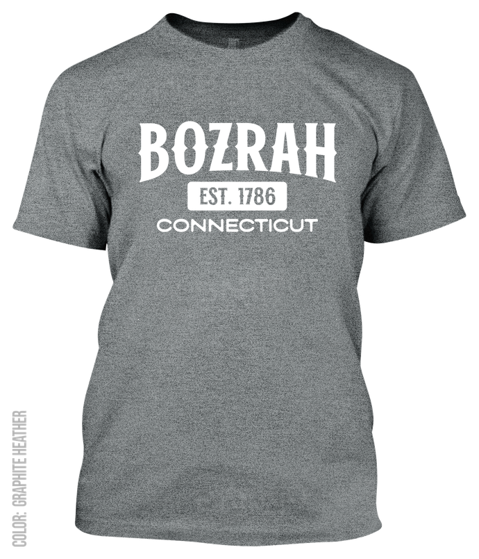Bozrah, Connecticut Athletic T-Shirt