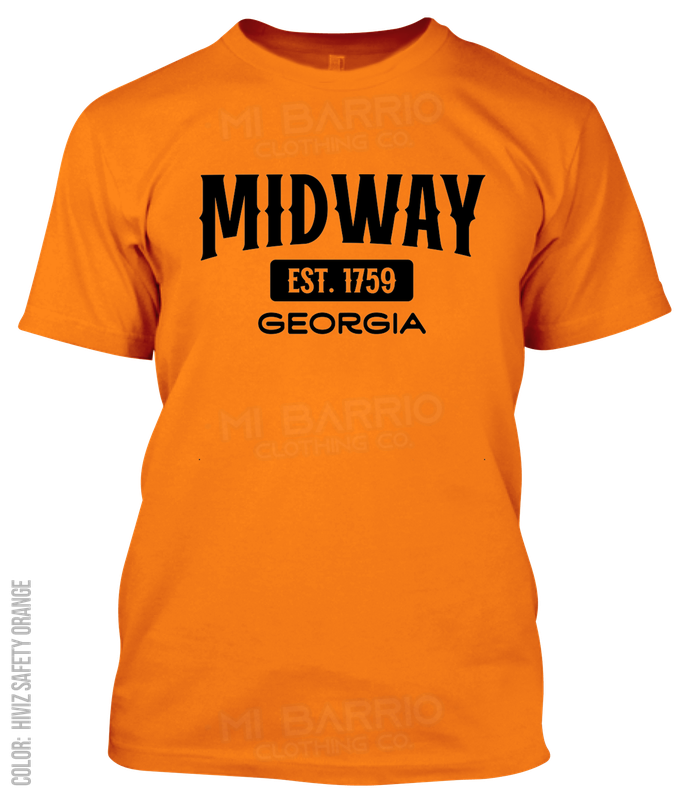 Midway, Georgia Athletic T-Shirt