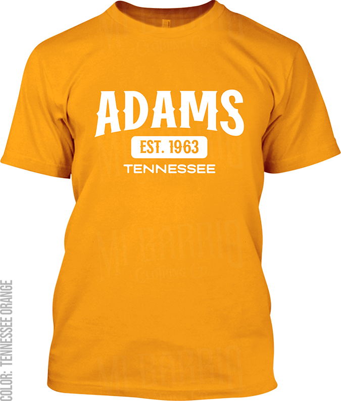 Adams, Tennessee Signature T-Shirt