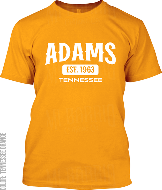 Adams, Tennessee Signature T-Shirt