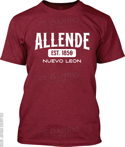 Allende, Nuevo Leon Signature T-Shirt