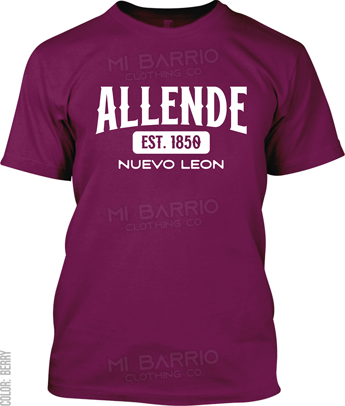 Allende, Nuevo Leon Signature T-Shirt