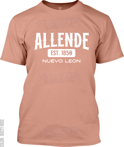 Allende, Nuevo Leon Signature T-Shirt