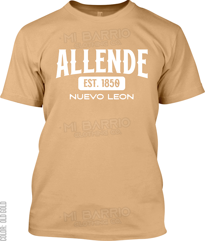 Allende, Nuevo Leon Signature T-Shirt