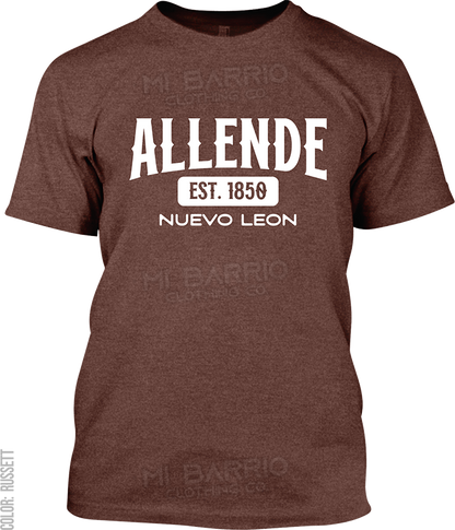 Allende, Nuevo Leon Signature T-Shirt