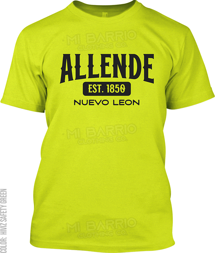 Allende, Nuevo Leon Signature T-Shirt