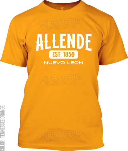 Allende, Nuevo Leon Signature T-Shirt