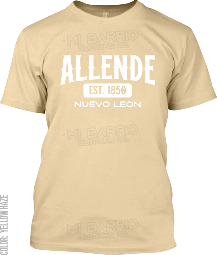 Allende, Nuevo Leon Signature T-Shirt