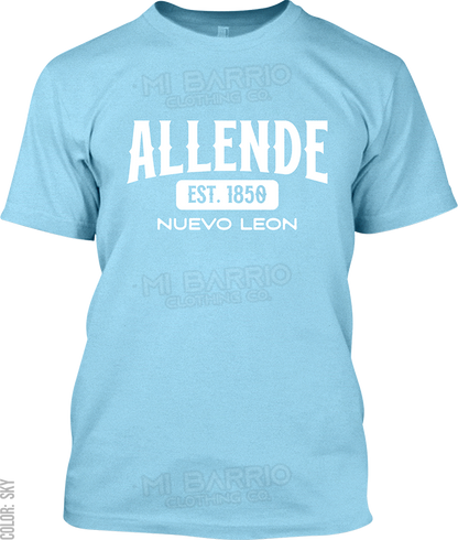 Allende, Nuevo Leon Signature T-Shirt