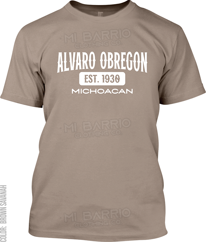 Alvaro Obregon, Michoacan Signature T-Shirt