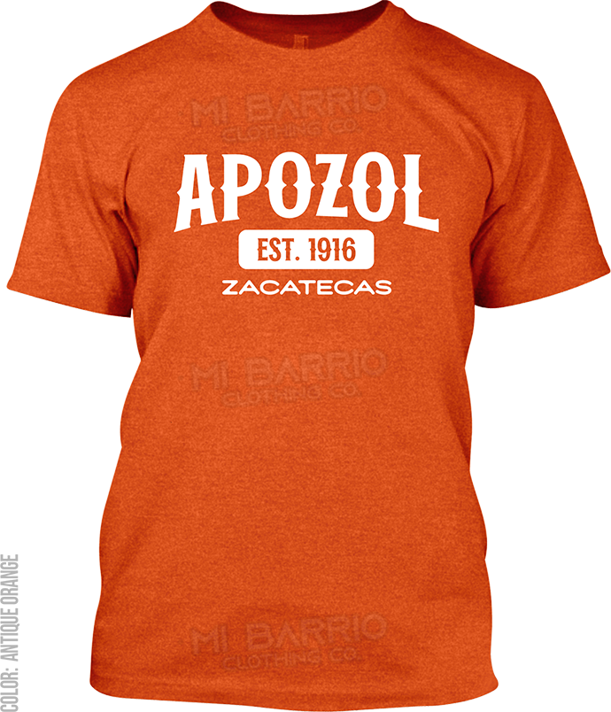 Apozol, Zacatecas Signature T-Shirt