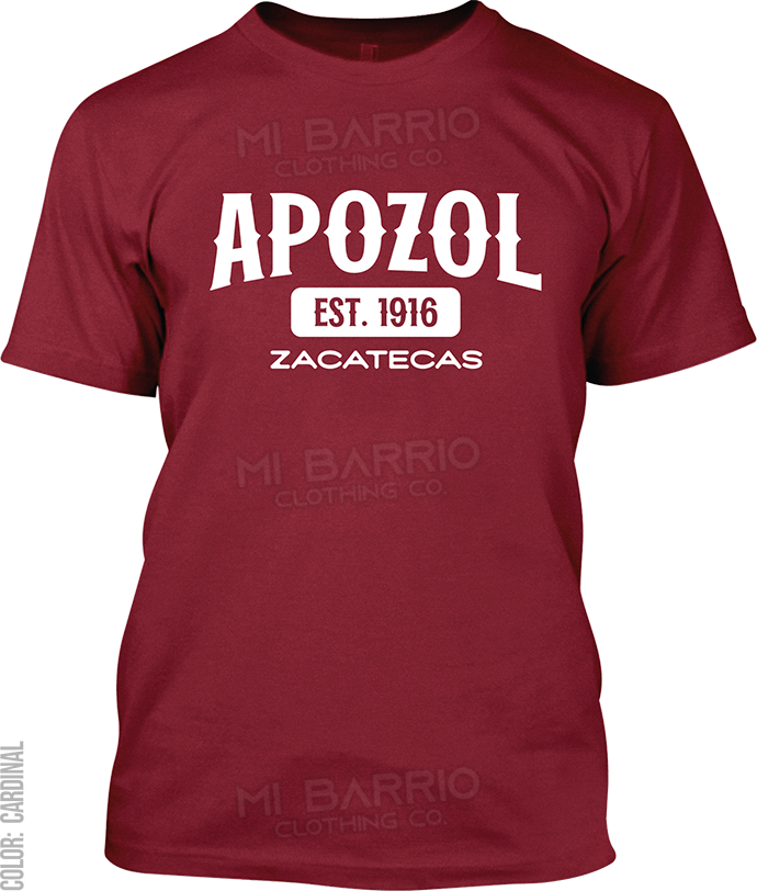 Apozol, Zacatecas Signature T-Shirt