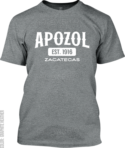 Apozol, Zacatecas Signature T-Shirt