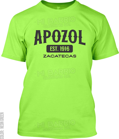 Apozol, Zacatecas Signature T-Shirt