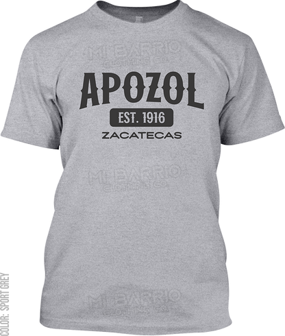 Apozol, Zacatecas Signature T-Shirt