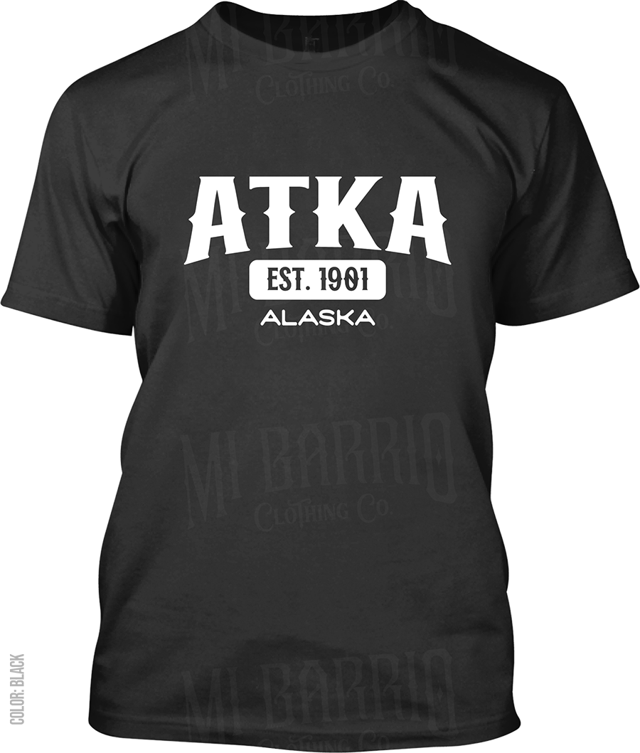 Atka, Alaska Signature T-Shirt