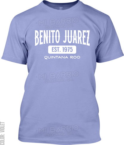 Benito Juarez, Quintana Roo Signature T-Shirt