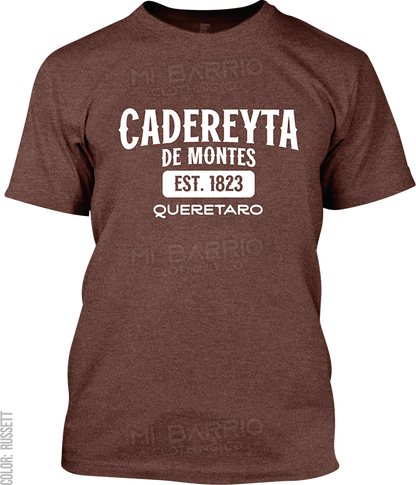 Cadereyta de Montes, Queretaro Signature T-Shirt