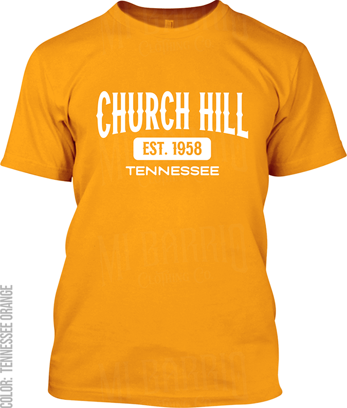 Church Hill, Tennessee Signature T-Shirt