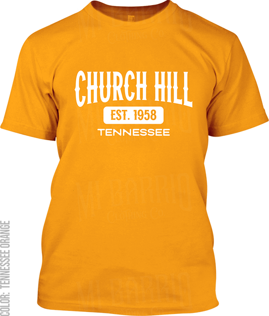 Church Hill, Tennessee Signature T-Shirt