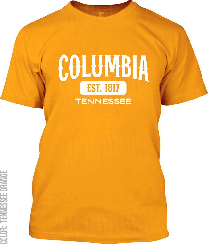 Columbia, Tennessee Signature T-Shirt