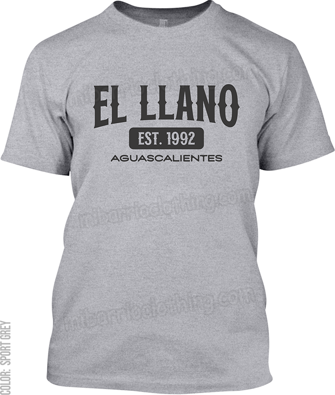 El Llano, Aguascalientes Signature T-Shirt