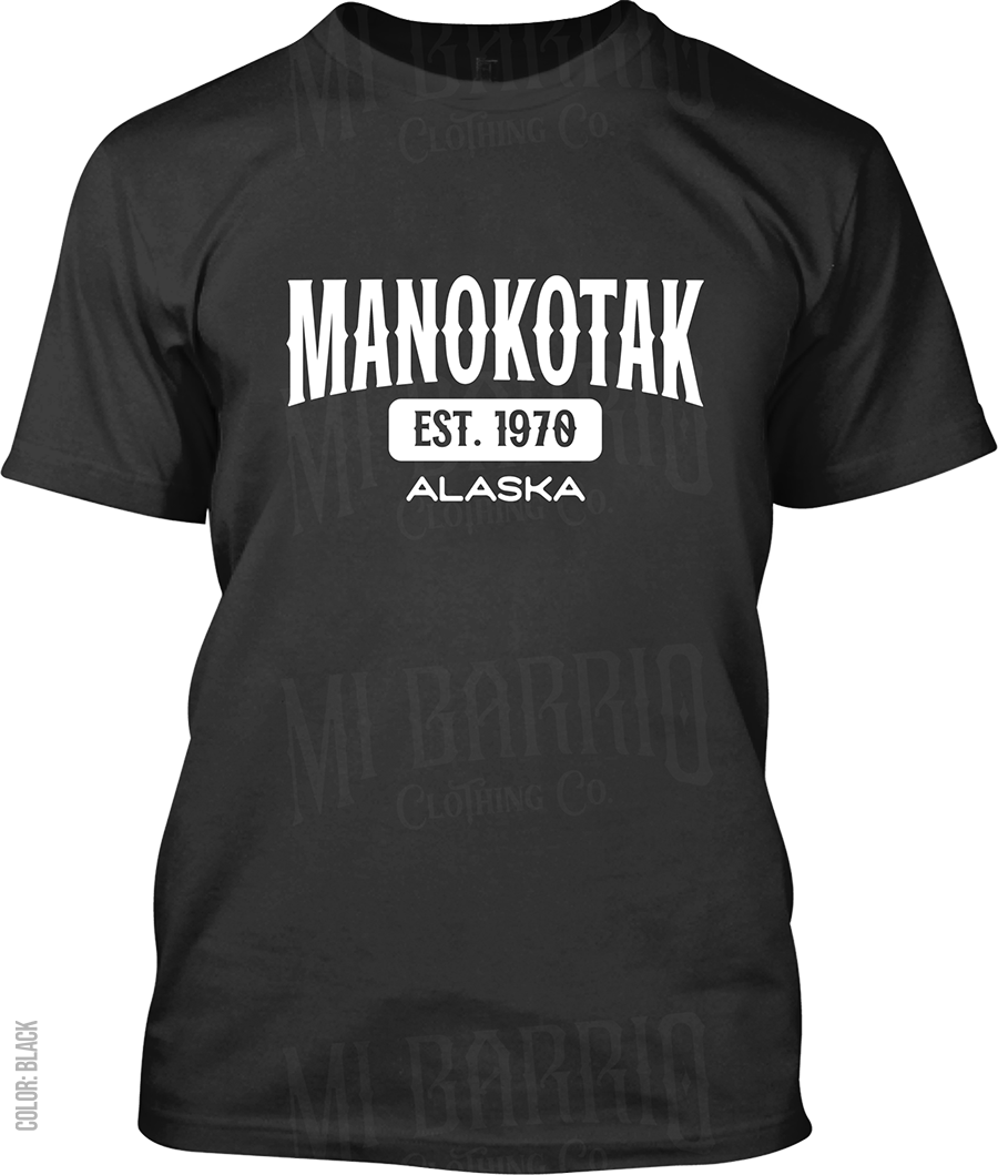 Manokotak, Alaska Signature T-Shirt