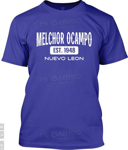 Melchor Ocampo, Nuevo Leon Signature T-Shirt