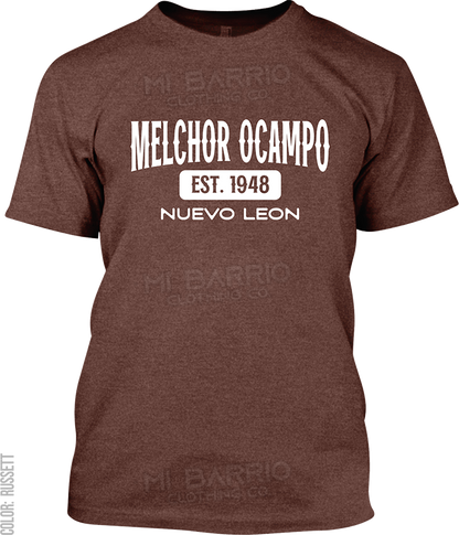 Melchor Ocampo, Nuevo Leon Signature T-Shirt