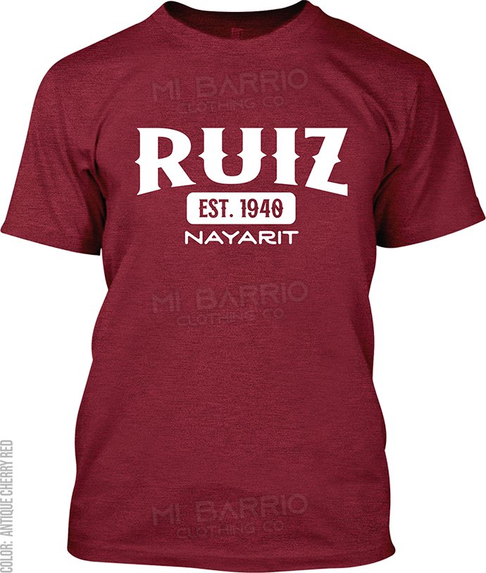 Ruiz, Nayarit Signature T-Shirt