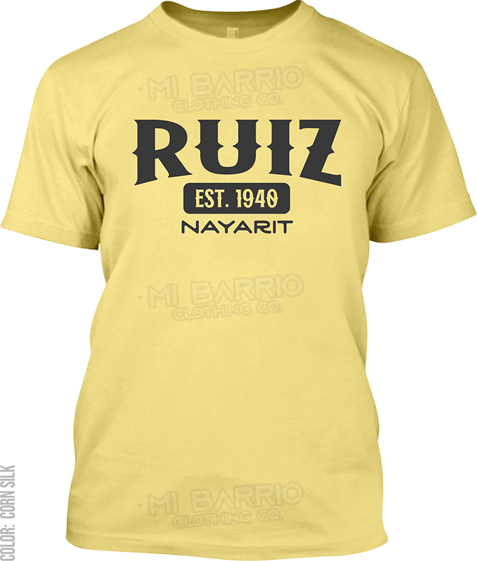 Ruiz, Nayarit Signature T-Shirt