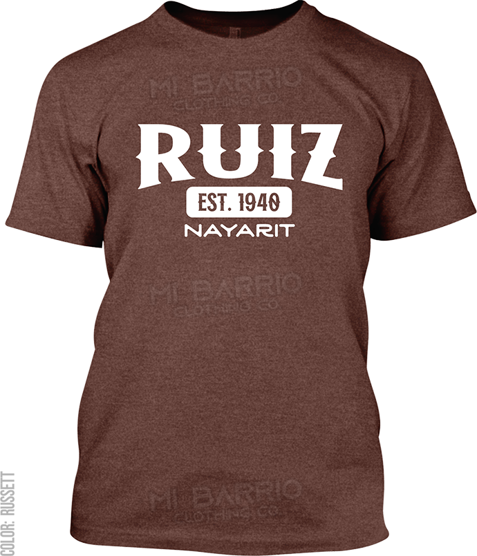 Ruiz, Nayarit Signature T-Shirt