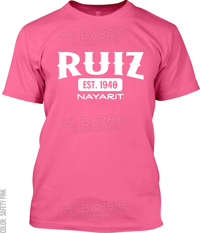 Ruiz, Nayarit Signature T-Shirt