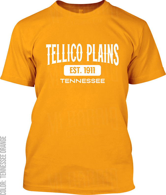 Tellico Plains, Tennessee Signature T-Shirt