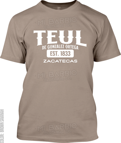 Teul de Gonzalez Ortega, Zacatecas Signature T-Shirt