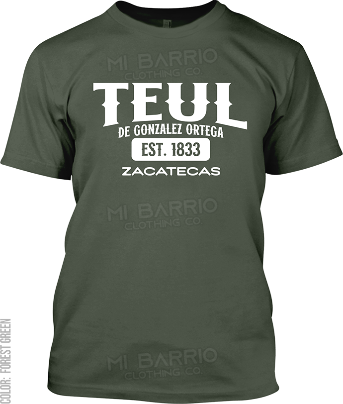 Teul de Gonzalez Ortega, Zacatecas Signature T-Shirt