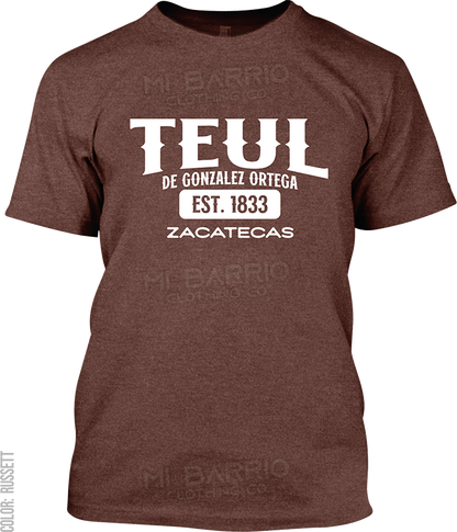 Teul de Gonzalez Ortega, Zacatecas Signature T-Shirt