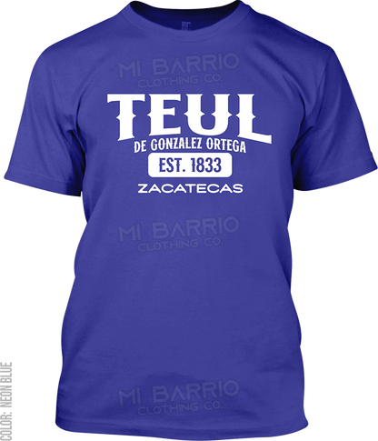 Teul de Gonzalez Ortega, Zacatecas Signature T-Shirt
