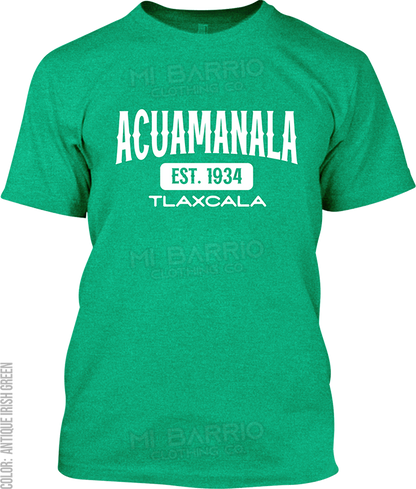 Acuamanala, Tlaxcala Signature T-Shirt